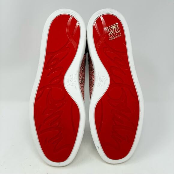 Christian Louboutin Louis Orlato Spike High-Top Sneakers Size Women’s US 10 - Picture 9 of 11